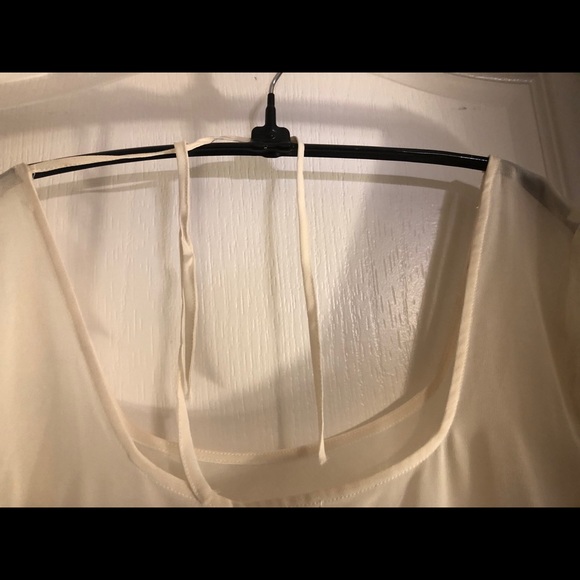 Cream Ruffle Blouse - Picture 4 of 6